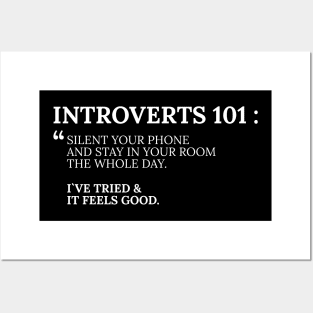 How to be introvert Posters and Art